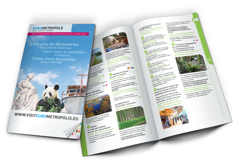 The Eurometropolis tourist map