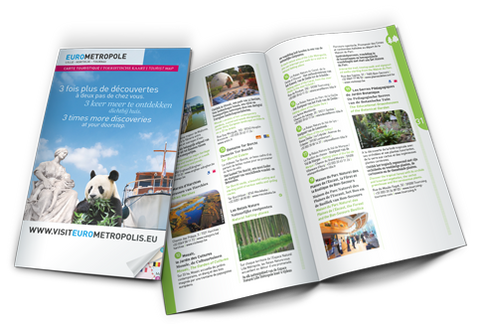 The Eurometropolis tourist map